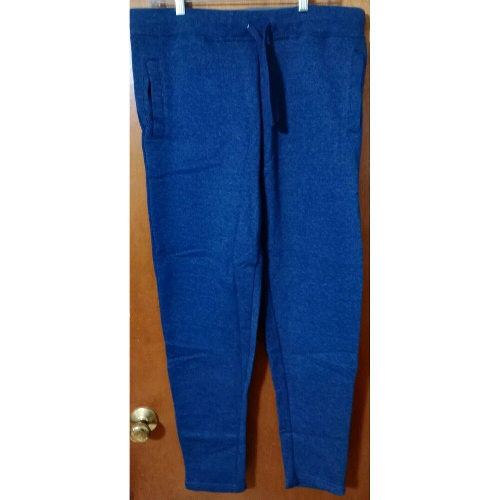 Mens Blue Mountainaire Jogger Pants Sz L Stretch Atleisure NWT